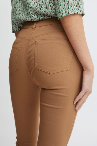 b.young Slimfit Broek 'Elva Dixi' in Bruin