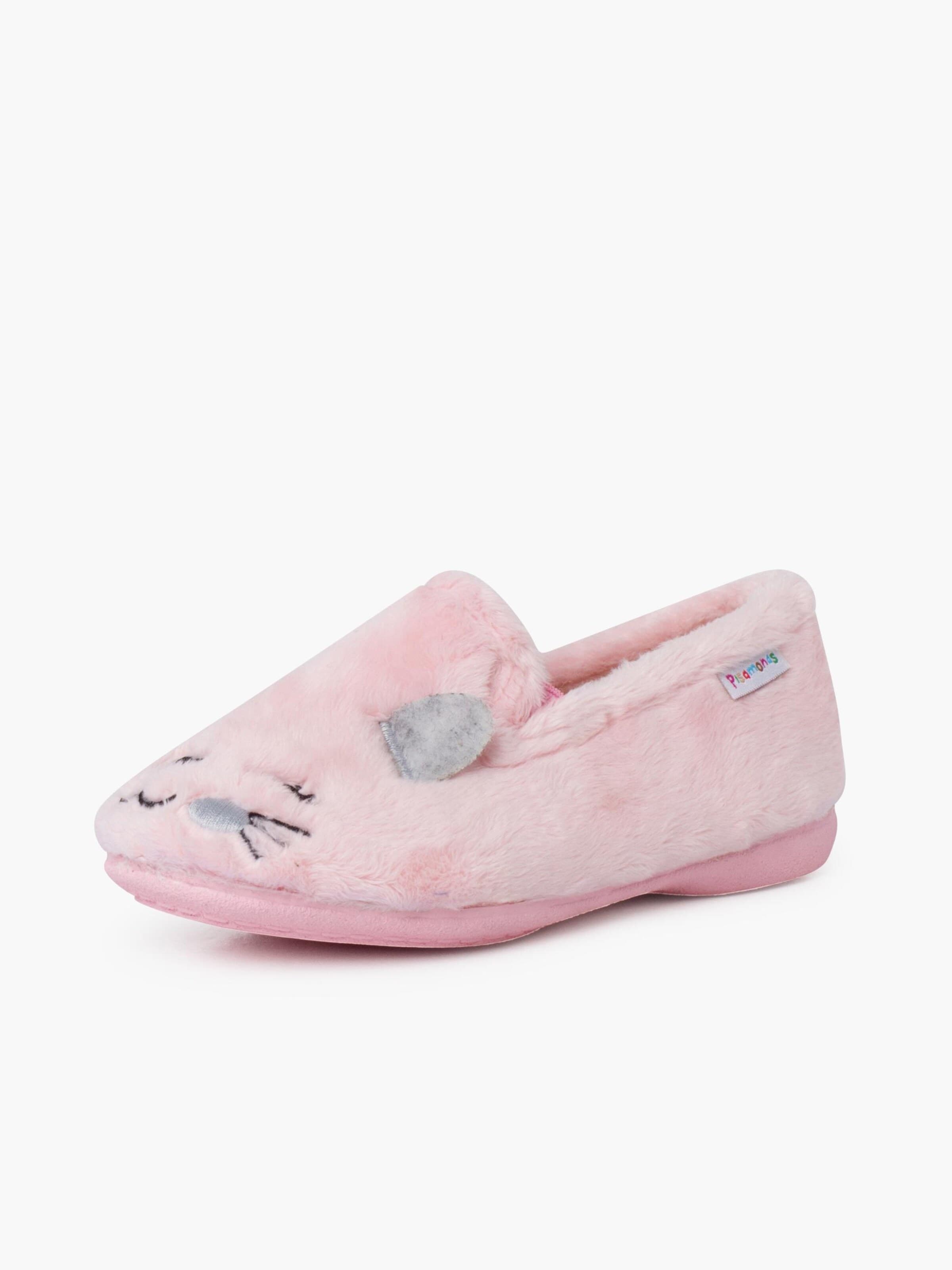 Pantoufle Pisamonas en rose : devant
