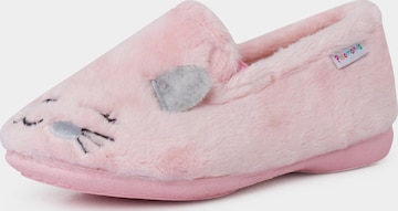 Pantoufle Pisamonas en rose : devant