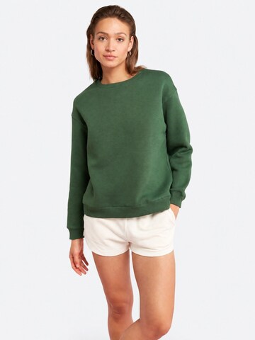 Sweat-shirt Ethiquet en vert : devant