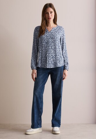 CECIL Gemusterte Bluse in Blau