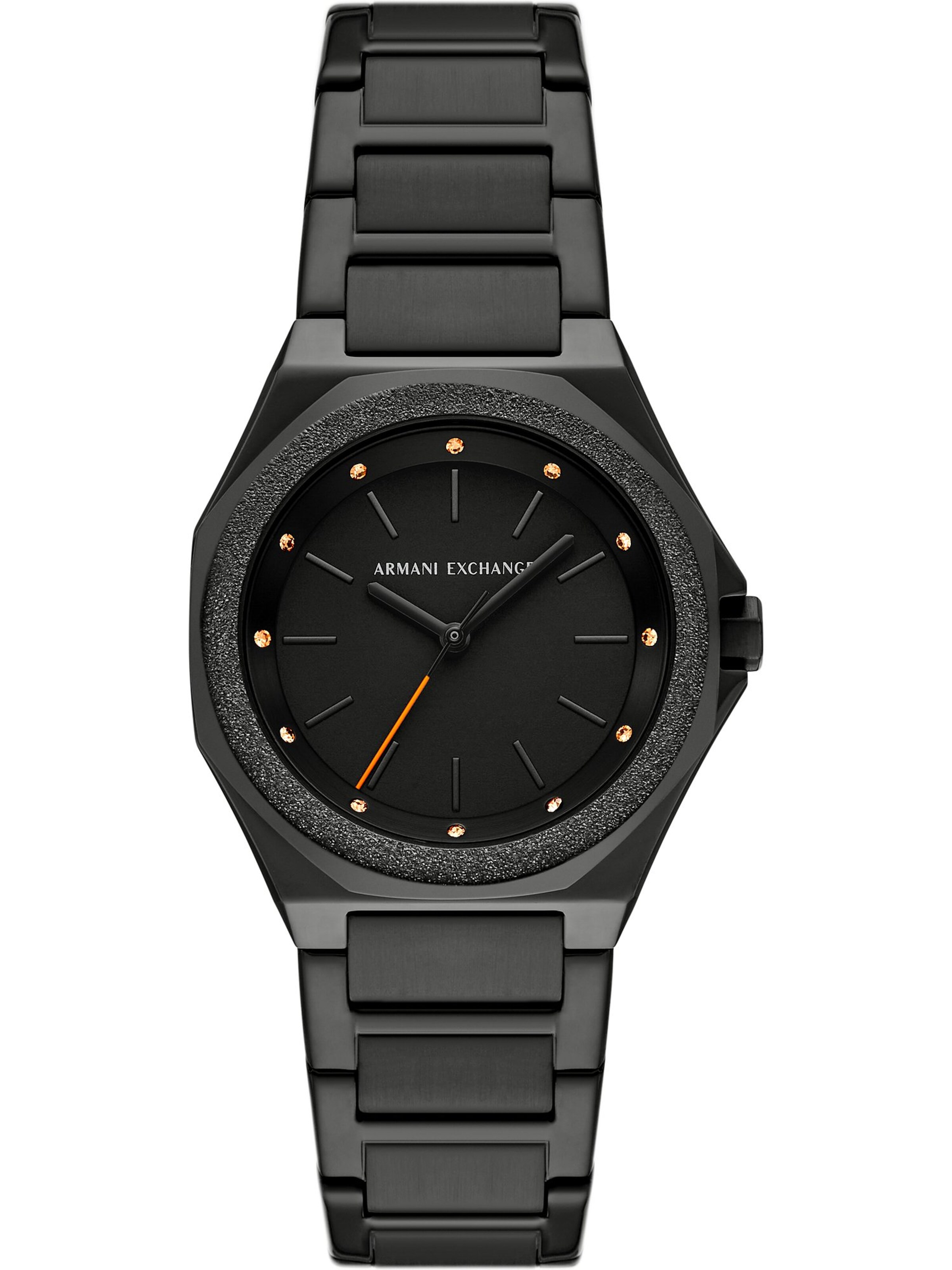 ARMANI EXCHANGE Analog Watch in Black: front