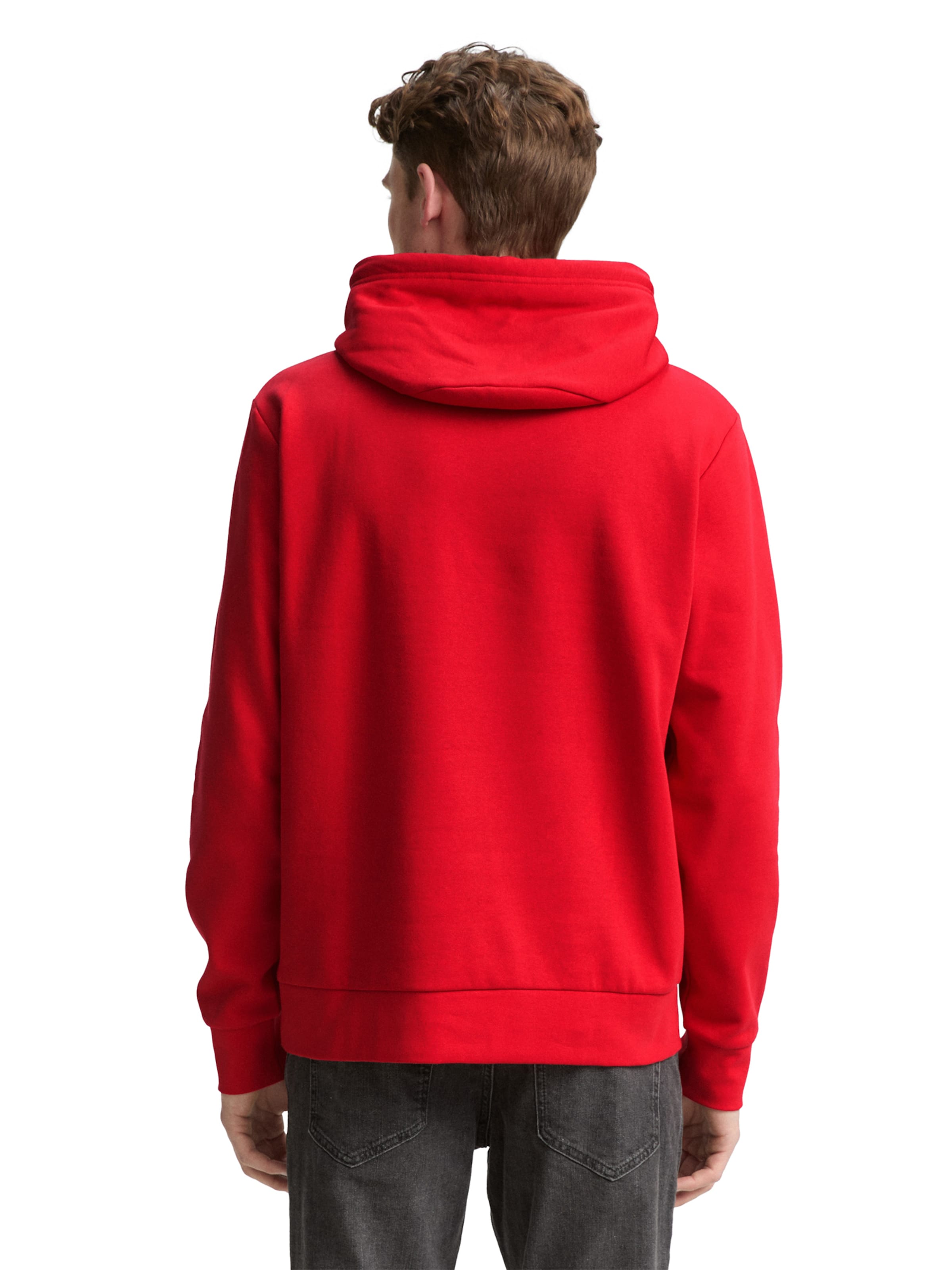 TOM TAILOR Sweatshirt in Red