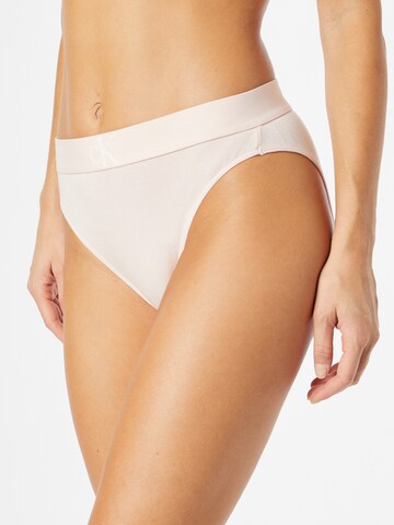 Calvin Klein Underwear - Cueca 'Cheeky' em rosa: frente