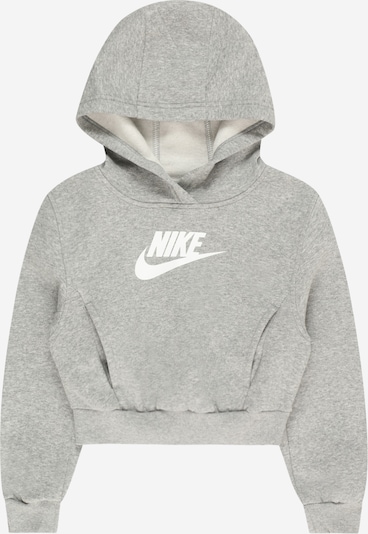Nike Sportswear Μπλούζα φούτερ σε γκρι / λευκό, Άποψη προϊόντος