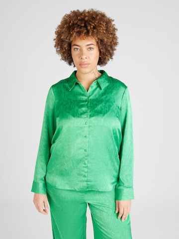 Vero Moda Curve Blouse 'CRISTI' in Green: front