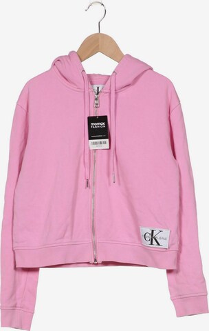 Calvin Klein Jeans Kapuzenpullover S in Pink: predná strana