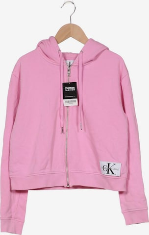 Calvin Klein Jeans Kapuzenpullover S in Pink: predná strana