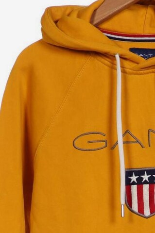 GANT Sweatshirt & Zip-Up Hoodie in S in Yellow