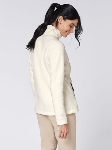 CHIEMSEE Fleece Jacket in Beige