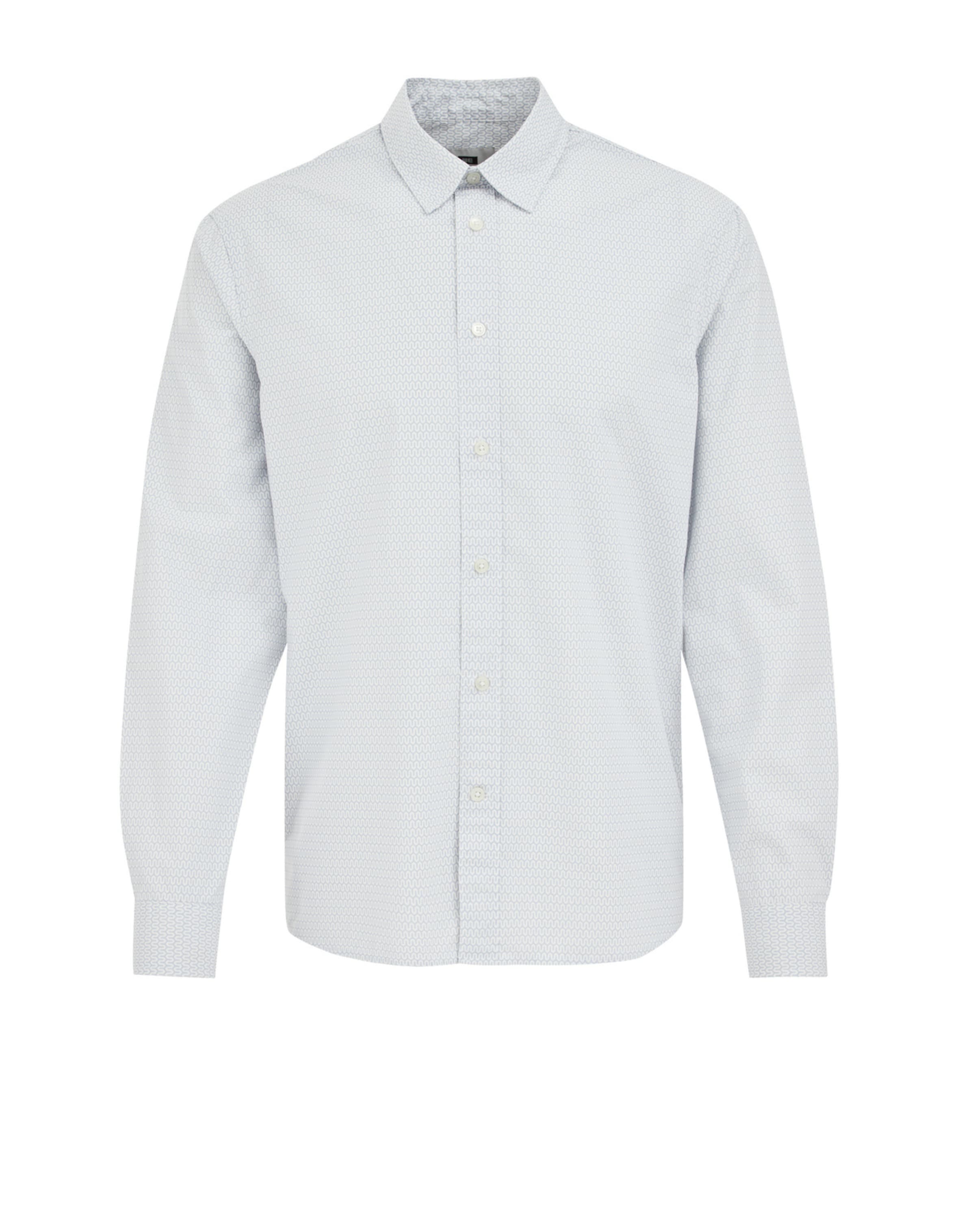 WE Fashion Средняя посадка Рубашка в Синий: спереди