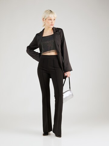 GUESS Flared Pants 'EVELINA' in Black