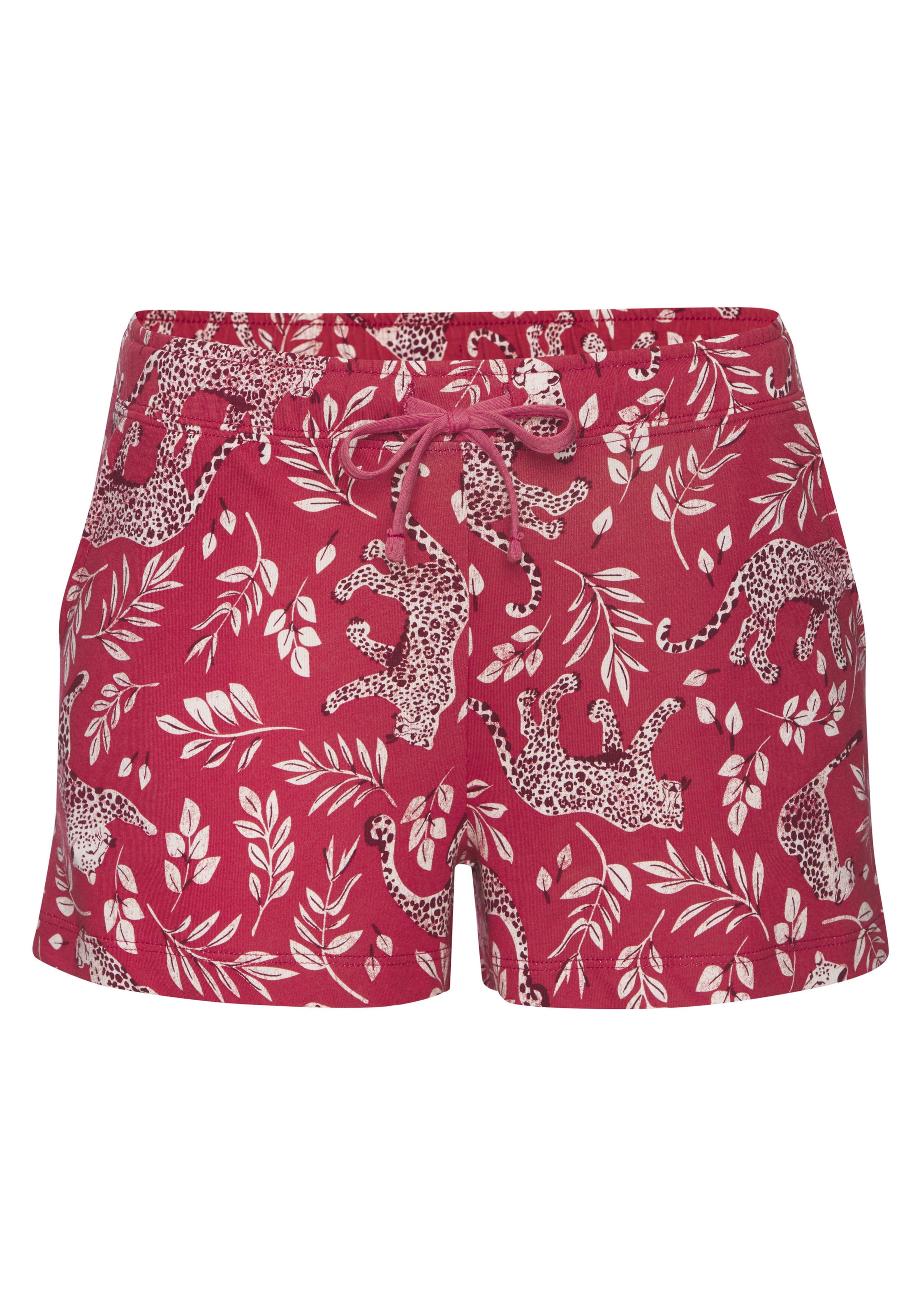 VIVANCE - Pantalón de pijama en rojo: frente