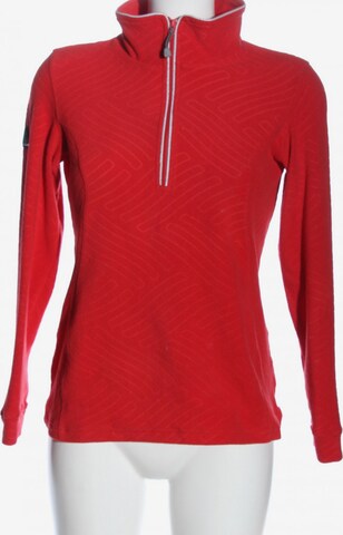 IGUANA Sweatshirt & Zip-Up Hoodie in S in Red: front
