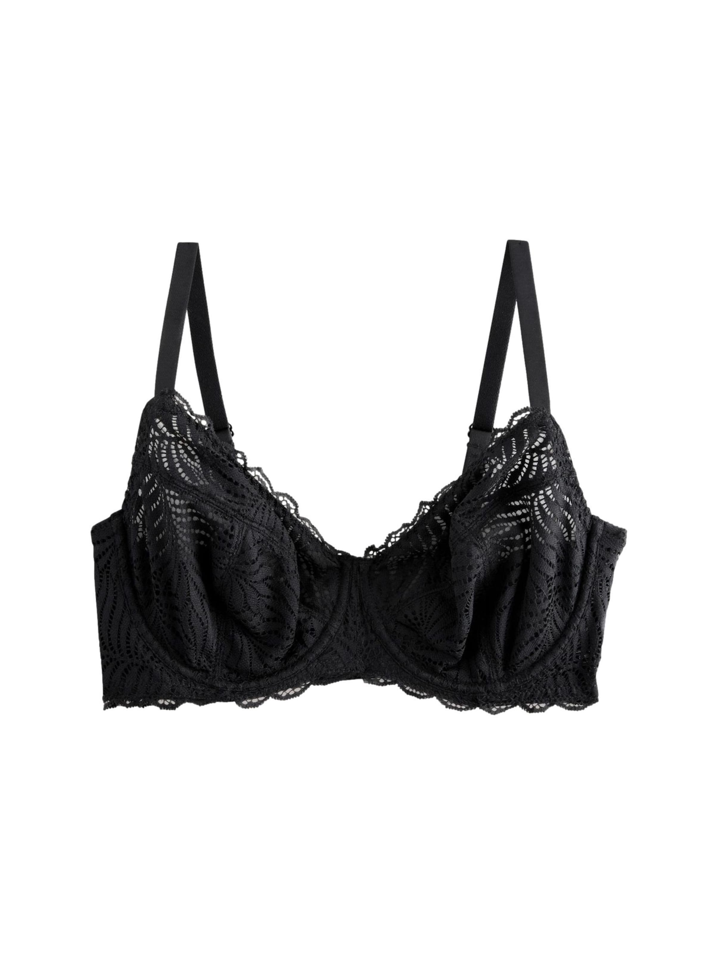 Next Balconette Melltartó - fekete: elől