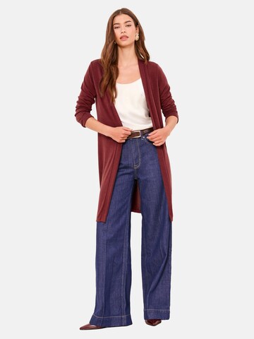 Lipsy Knit Cardigan in Red: front