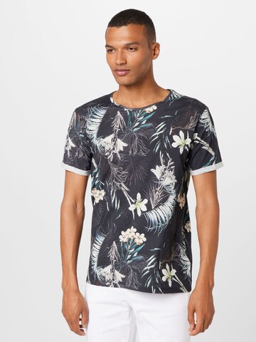 Key Largo Shirt 'Manila' in Black: front