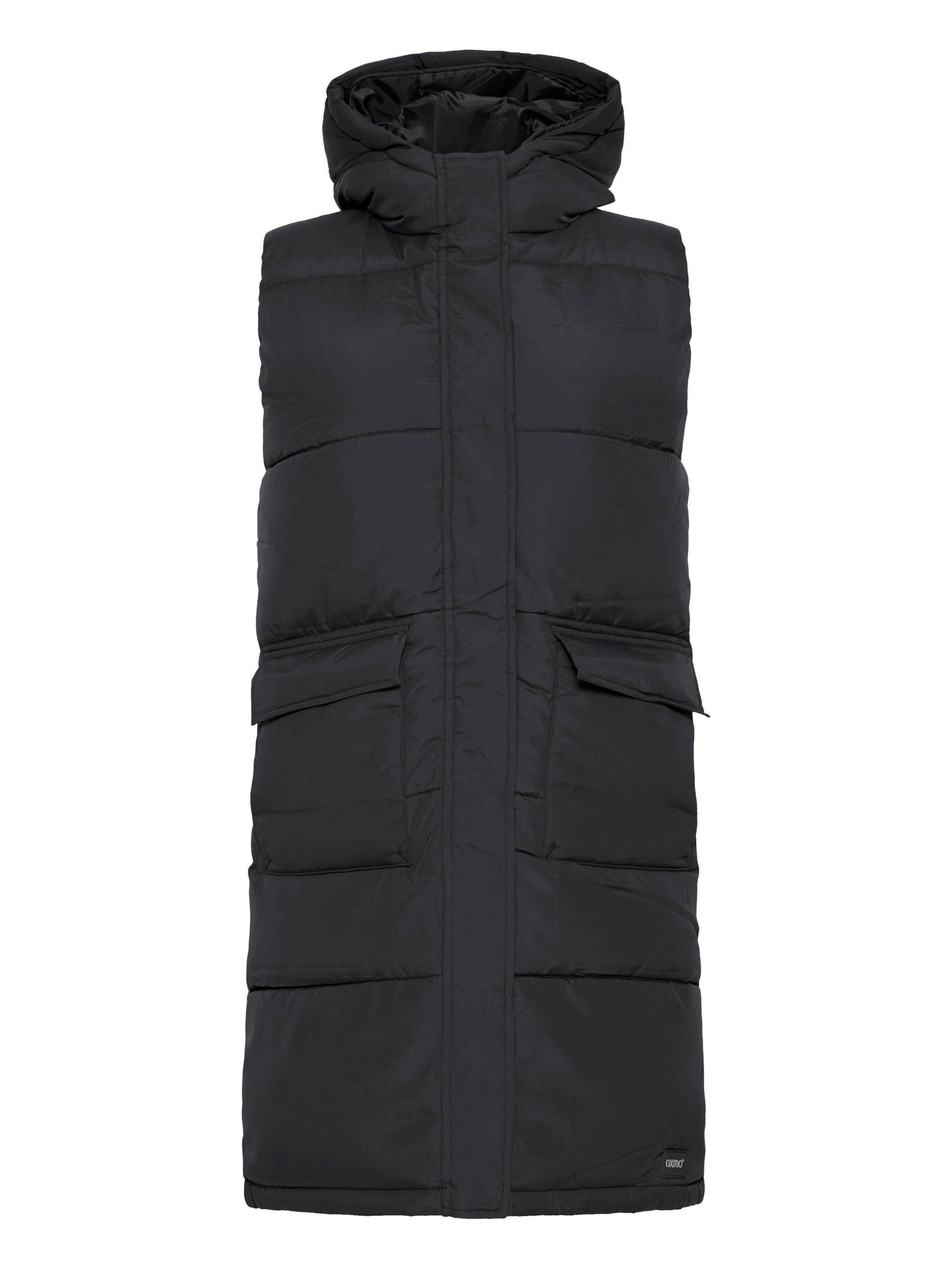 Gilet ' OXMINNA LONG ' di Oxmo in nero: frontale
