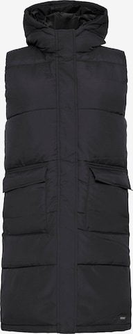 Gilet ' OXMINNA LONG ' di Oxmo in nero: frontale