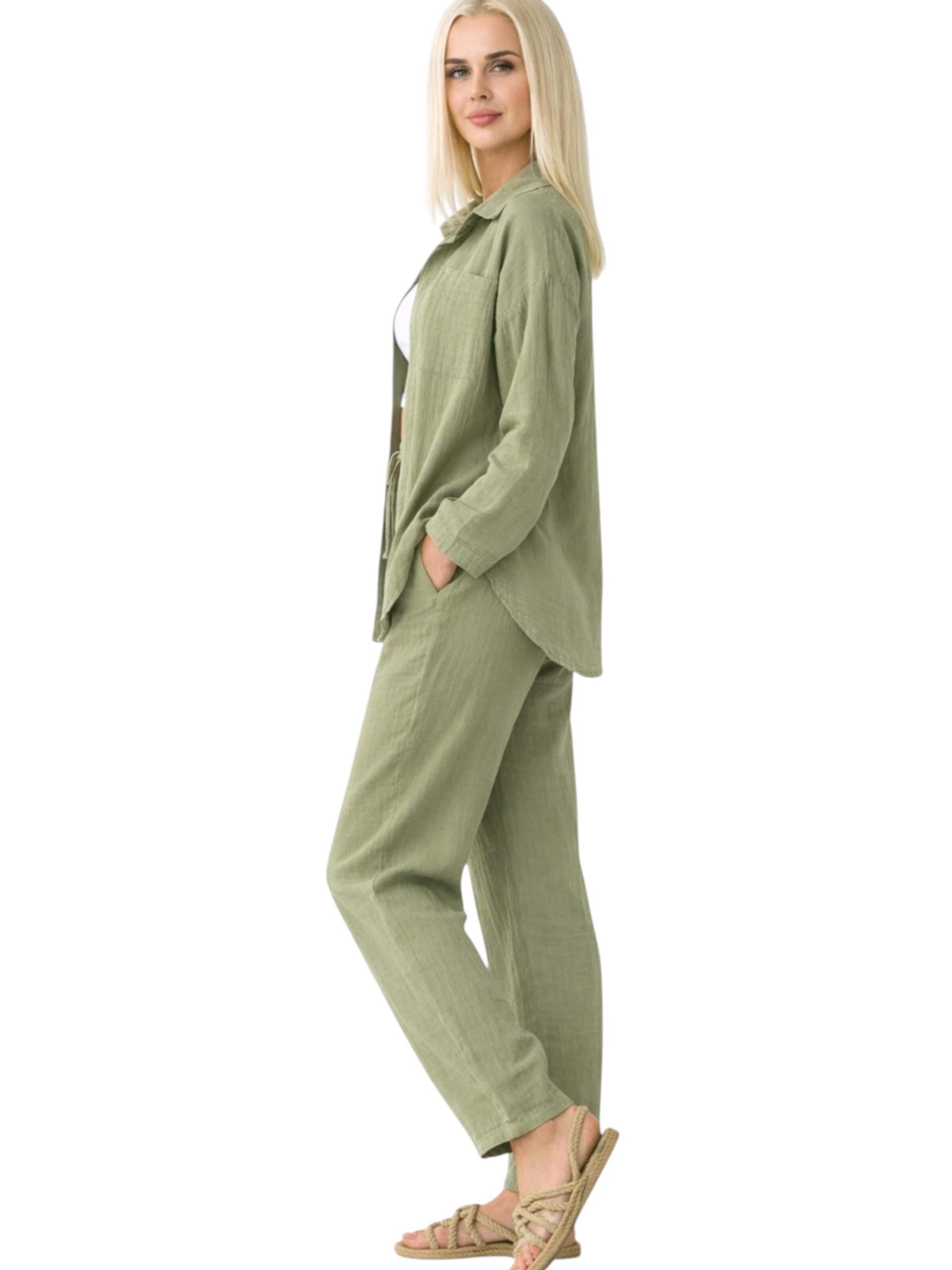 WENOR - Blusa 'NALYA' en verde