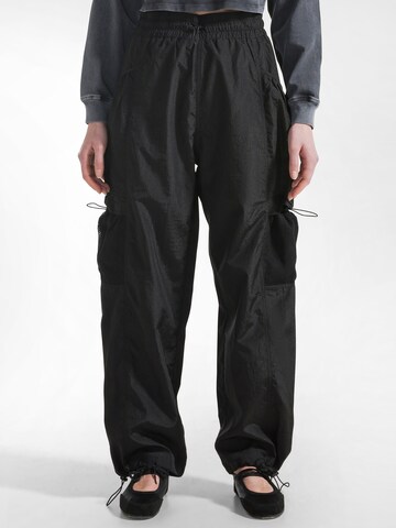 Tapered Pantaloni cargo di DEHA in nero: frontale