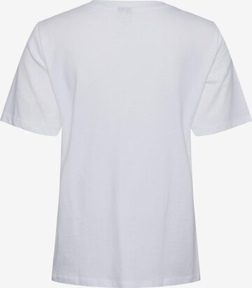 PIECES Shirt 'SANDA' in White