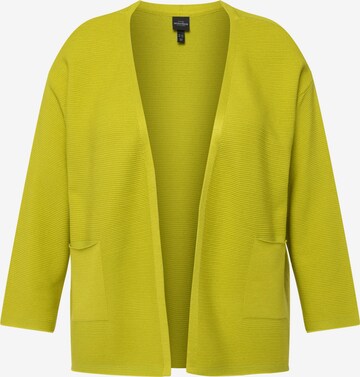 Cardigan Ulla Popken en jaune : devant