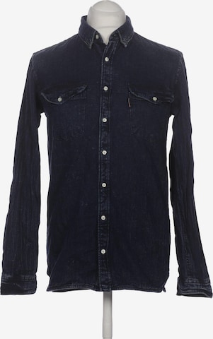 MANGO Hemd S in Blau: Vorderseite