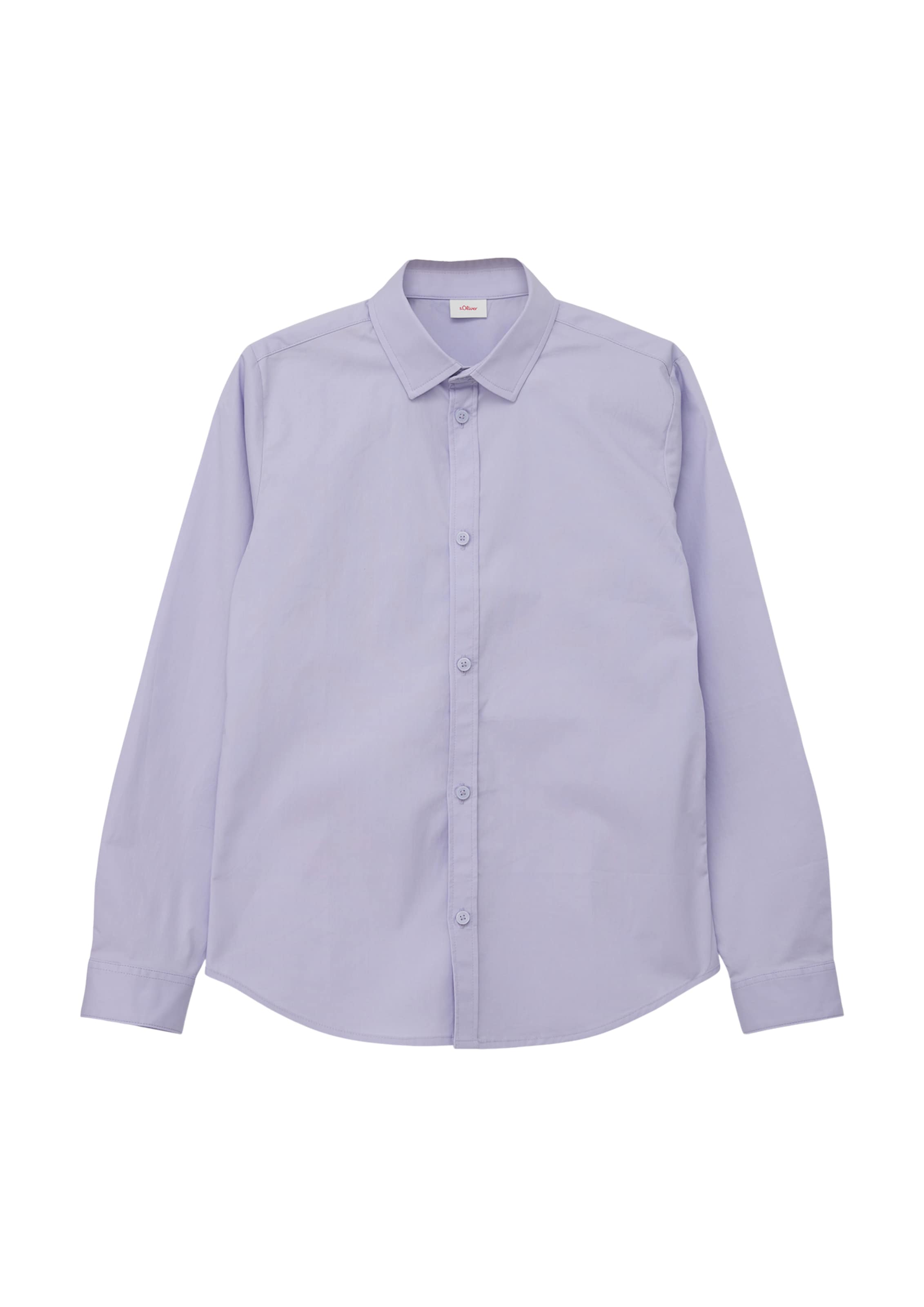 Coupe slim Chemise s.Oliver en violet : devant