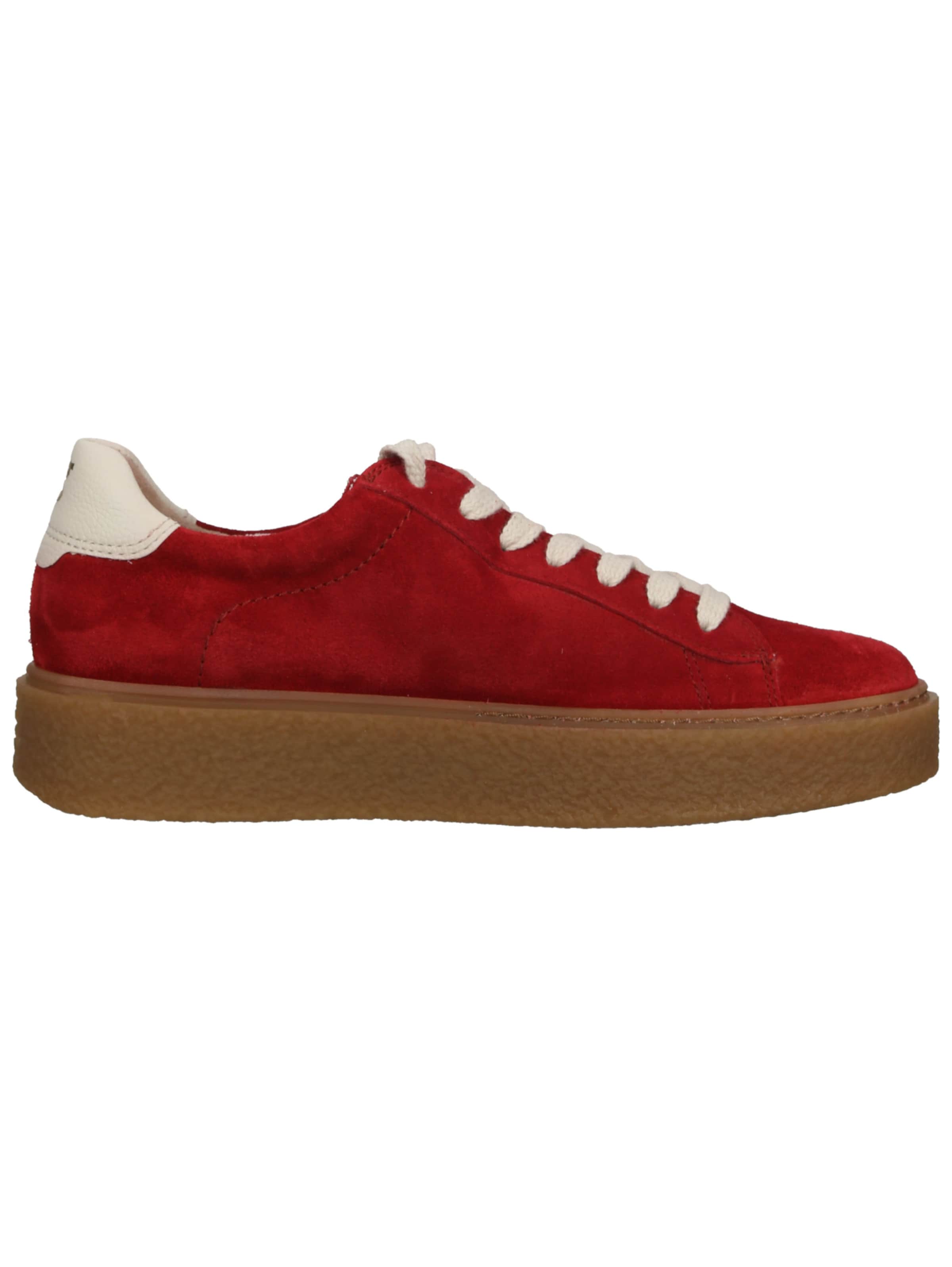 Baskets basses Paul Green en rouge