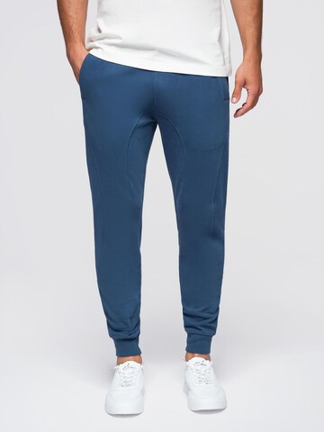 Ombre Tapered Trousers in Blue: front