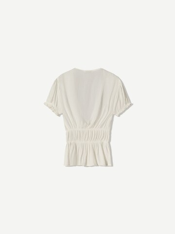 Chemisier Bershka en beige