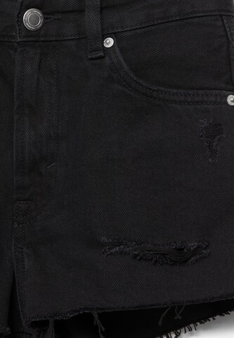 Pull&Bear Normální Džíny – černá