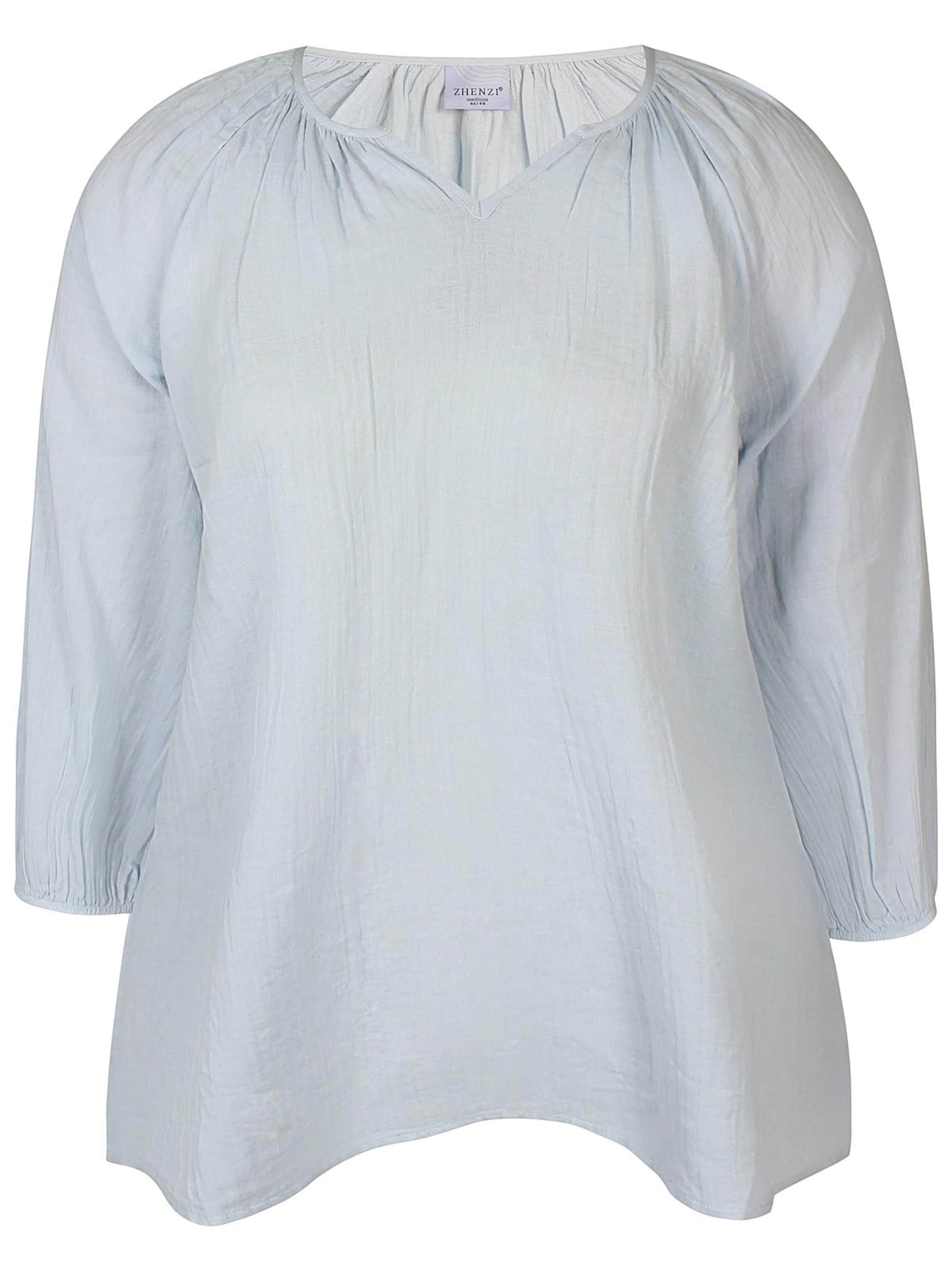 Zhenzi Blouse 'Gemma 1311' in Blue: front