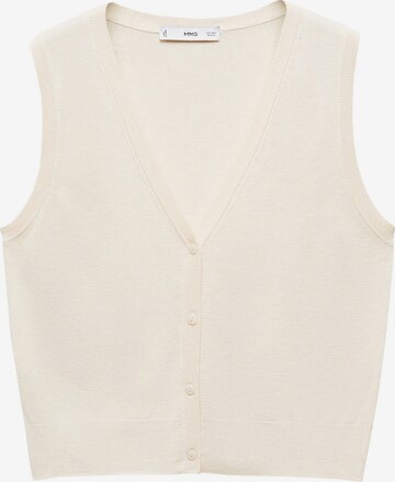 MANGO Vest 'LUKA' in Beige: front