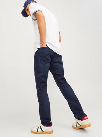 Coupe slim Jean 'JJIGlenn' JACK & JONES en bleu