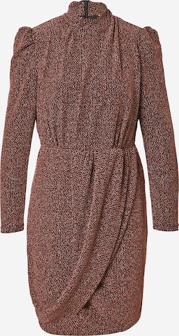 Robe 'YEN' Y.A.S en marron : devant