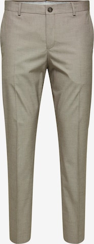 regular Pantaloni con piega frontale 'Liam' di SELECTED HOMME in marrone: frontale