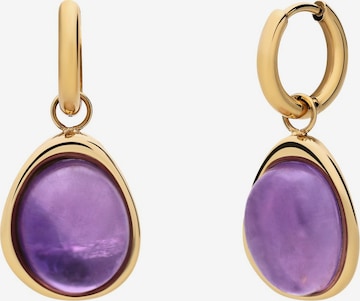 Lucardi Ohrringe in Gold: Vorderseite