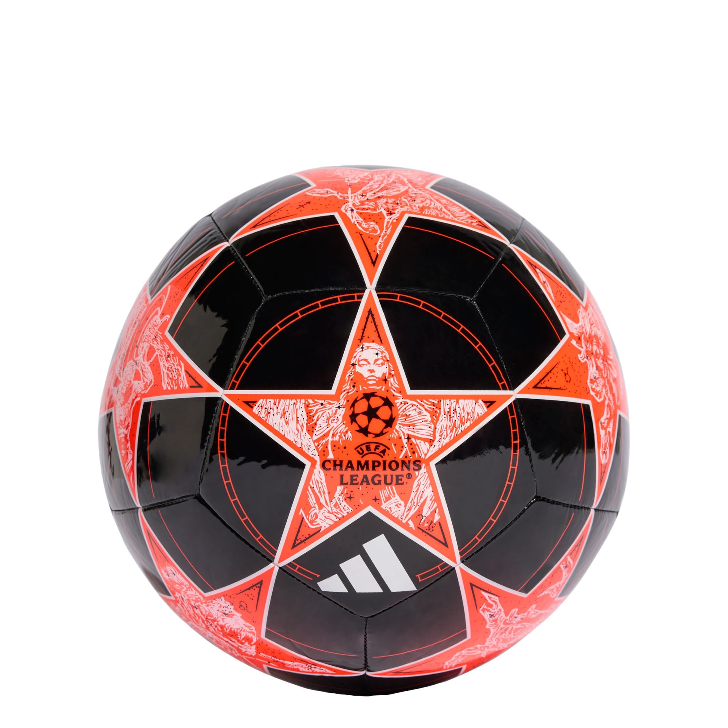 Pallone 'UCL Club League Stage' di ADIDAS PERFORMANCE in rosso: frontale