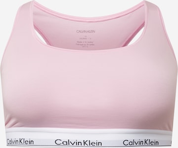 Calvin Klein Underwear Plus - Sujetador en rosa: frente