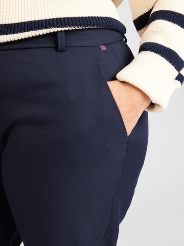 Tommy Hilfiger Curve Slimfit Spodnie w kolorze niebieski