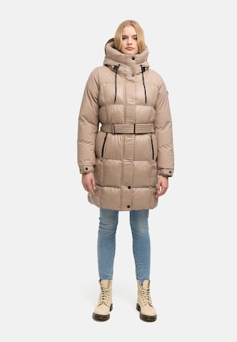 NAVAHOO Wintermantel in Beige