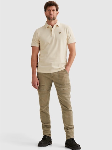 Maglietta 'Polo shirt with garment-dye wash' di PME Legend in beige