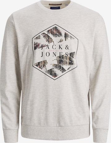 JACK & JONES Sweatshirt 'HAZYS' in Weiß: predná strana