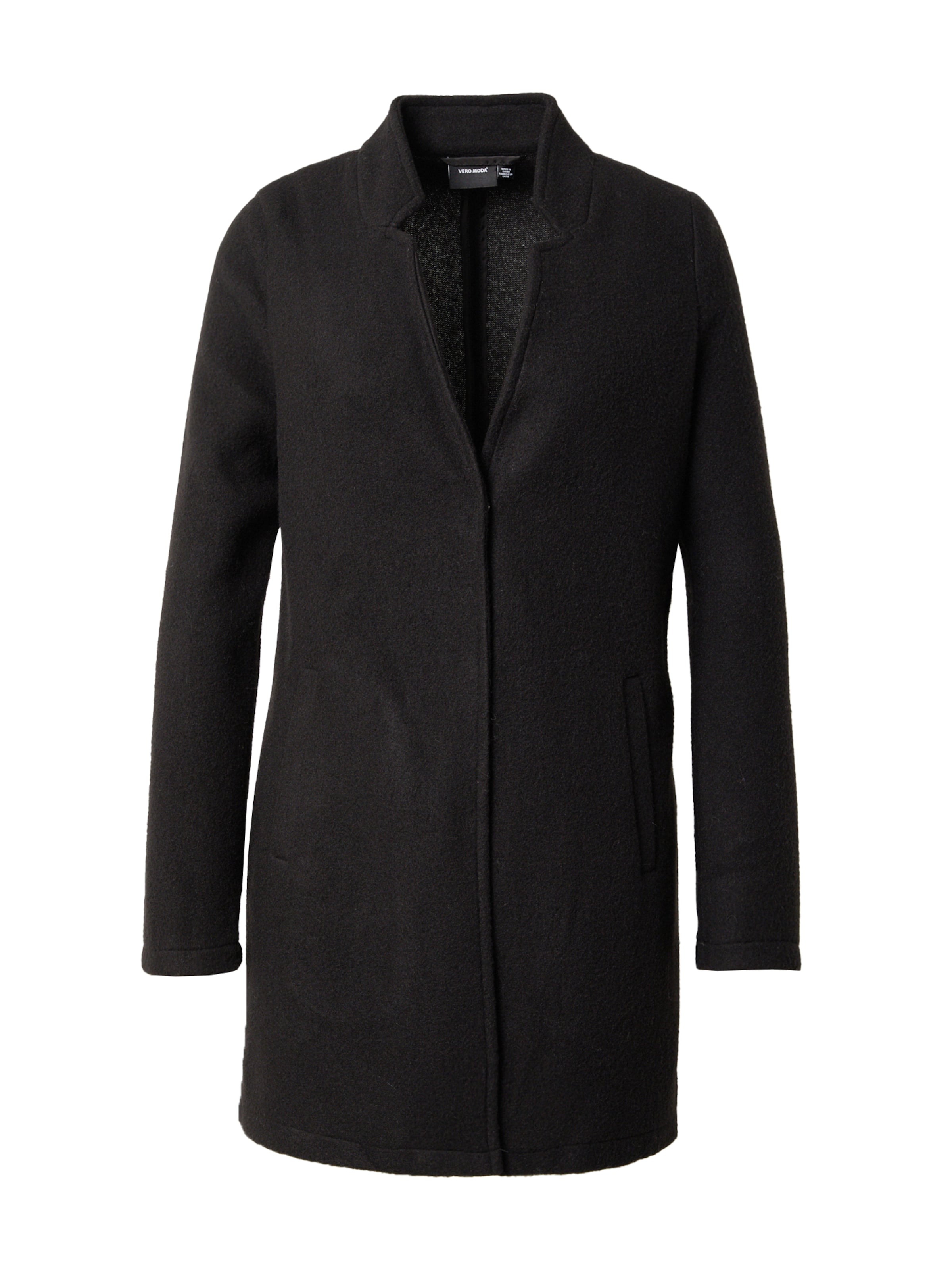 VERO MODA Kevad-sügismantel 'VMKatrine', värv must: eest vaates