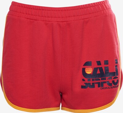 Superdry Pants 'Cali' in marine blue / Yellow / Pitaya, Item view