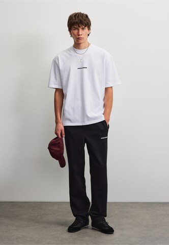 Wide Leg Pantalon 'Jawed' Pegador en noir