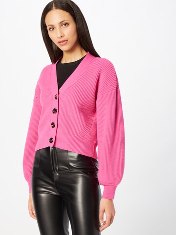 Gestuz Knit Cardigan 'Embla' in Pink: front