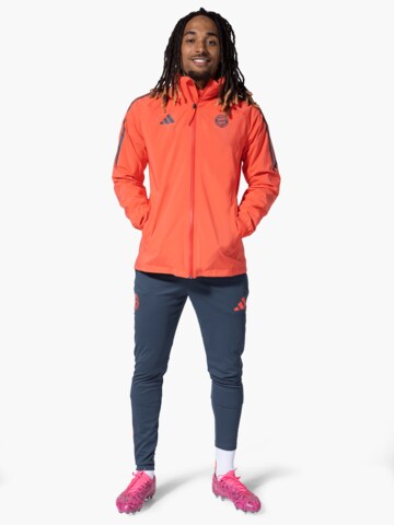 ADIDAS PERFORMANCE Athletic Jacket 'Teamline' in Orange